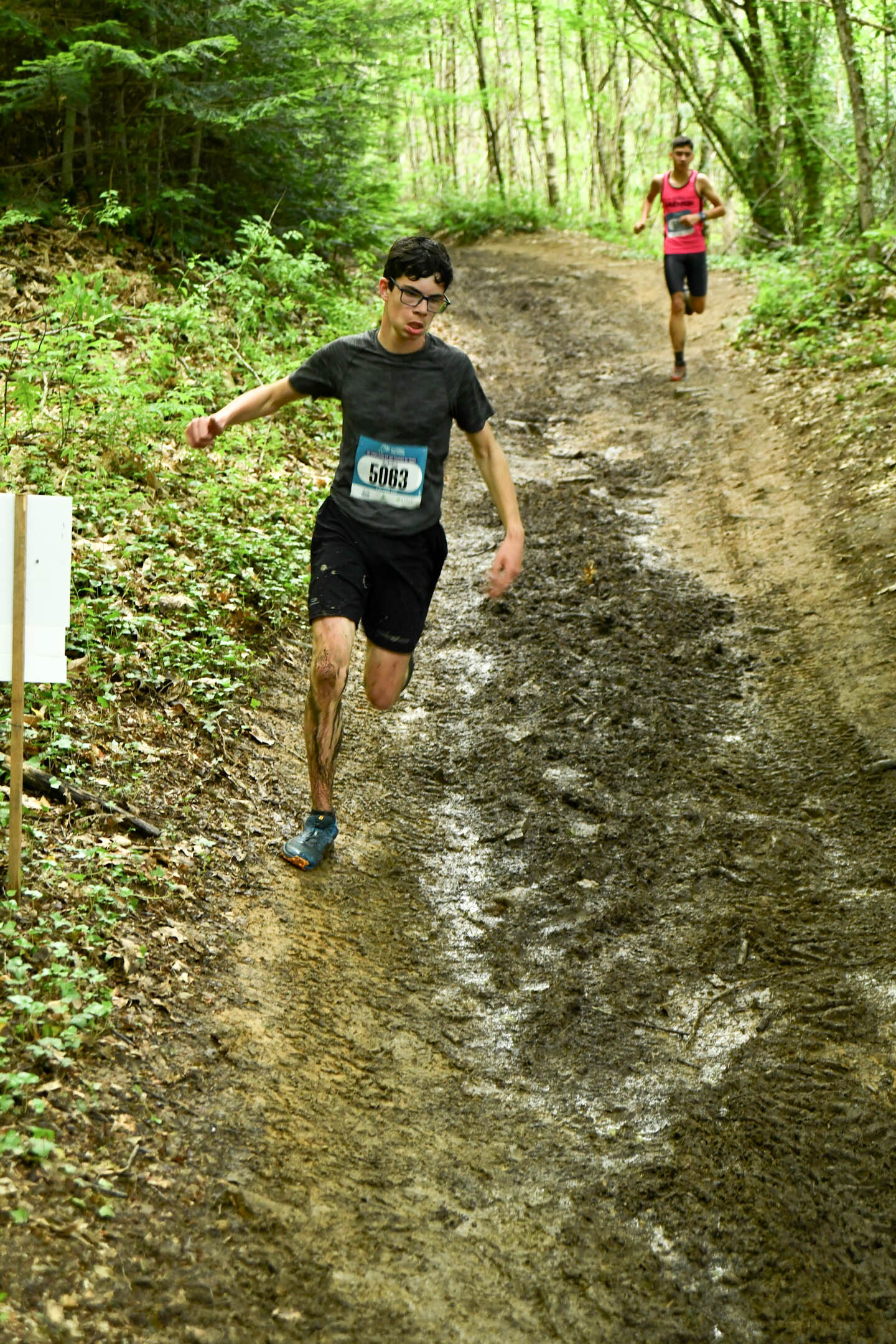 Coureurs en plein Trail