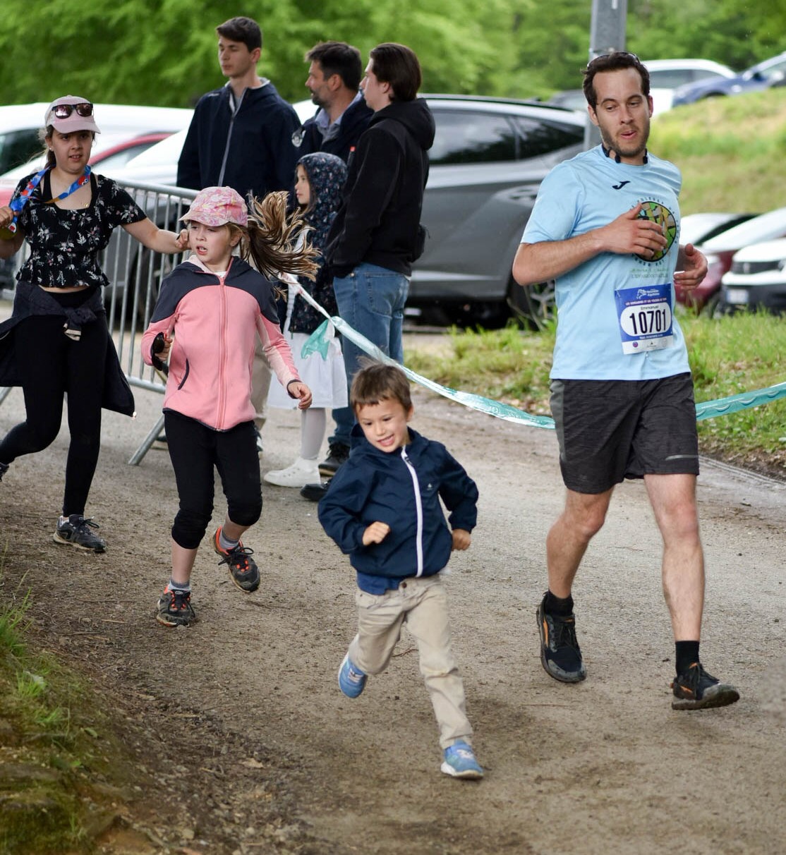 Courir en famille