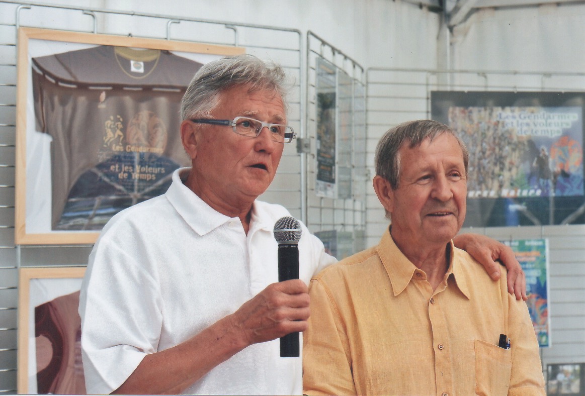 Michel JAZY et Raymond KOPA parrains pour le 10ème anniversaire en 2009.