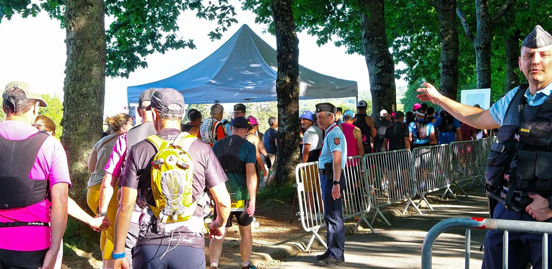27 - L'arrivée sur le site le dimanche matin