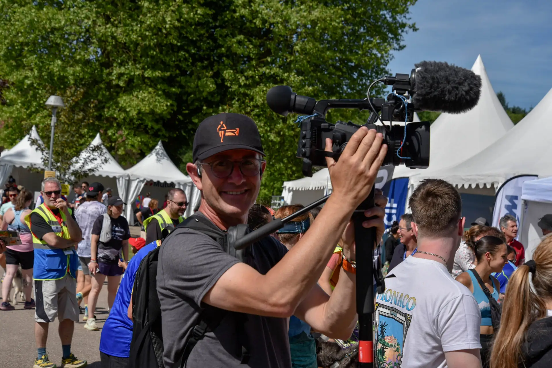 30 - Caméraman du centre de production multimédia pour la vidéo