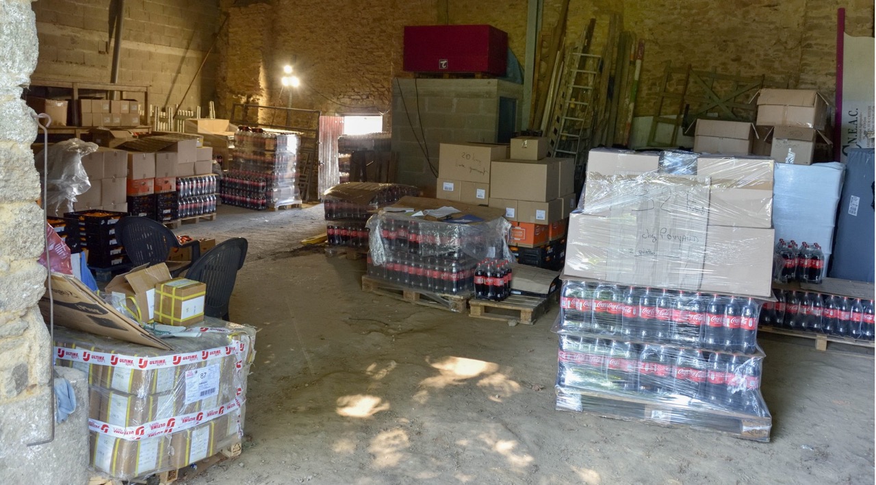 9 - Une partie du stockage dans la grange